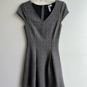 Alya Grey A-line Dress